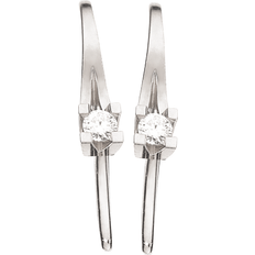 Diamanter - Hvidguld Øreringe Scrouples Cleopatra Earrings - Silver/Diamond