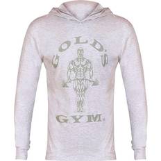 Golds Gym Hoodie Men - White Marl