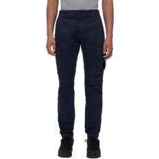 C.P. Company Stretch Sateen Cargo Pants - Total Eclip/Blue