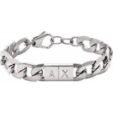 Men Jewellery Armani Exchange Classic Bracelet - Silver