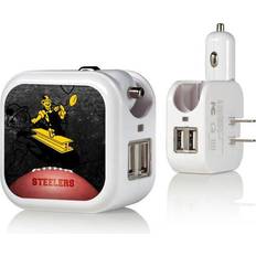 Strategic Printing Pittsburgh Steelers 2-in-1 Legendary Design USB Charger