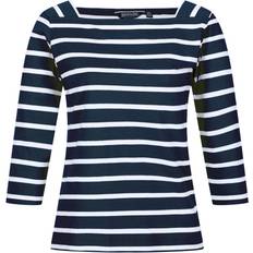 Regatta Women's Polexia Square Neck Top - Navy/White