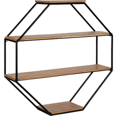 Shelves Wall Shelves Kate and Laurel Lintz Wall Shelf 6"