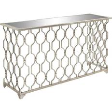 Silver Console Tables Zimlay Contemporary Console Table 17.5x55"