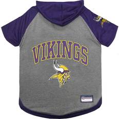 Pets First Minnesota Vikings Sport Team Dog Hoodie T-Shirt L