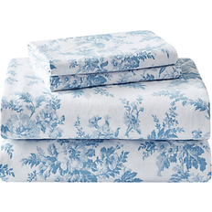 Laura Ashley Vanessa Flannel Bed Linen Blue (190.5x137.16cm)