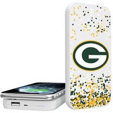 Strategic Printing Green Bay Packers Confetti Design Wireless 5000mAh Powerbank