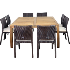 Wood Patio Dining Sets Amazonia Georgia Patio Dining Set