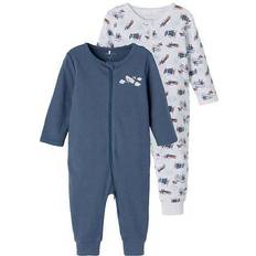 Name It Zip Nightsuit 2-pack - Bering Sea (13195252)