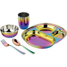 Melamine Baby Dinnerware Mindful Mealtime Set Rainbow