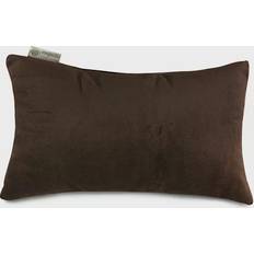 Majestic Home Goods Velvet Oblong Complete Decoration Pillows Brown, Beige (50.8x30.48cm)