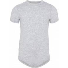 Bamboo S/S Bodysuit - Light Gray Melange (1500-35)