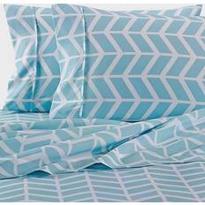 Home Collection Arrow 4-pack Bed Sheet Blue (259.08x228.6cm)