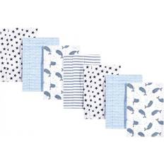 Cloth Diapers Hudson Flannel Burp Cloths 7-pack Narwhal