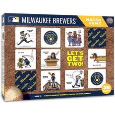 YouTheFan Milwaukee Brewers Licensed Memory Match Game