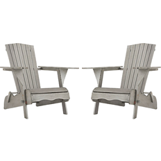 Wood Sun Chairs Safavieh Breetel 2-pack