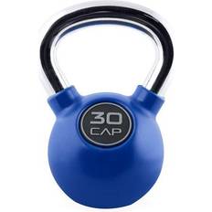 Rubber Kettlebells Cap Barbell Chrome Handle Color Coated Kettlebell 13kg