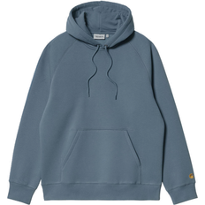 Carhartt hooded Carhartt Hooded Chase Sweatshirt - Stom Blue/Gold