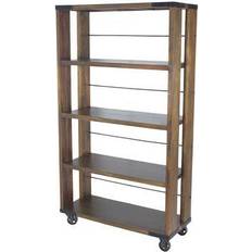 Casters Book Shelves Elk Home Penn Book Shelf 81"