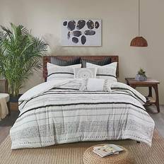 Ink+ivy Nea Duvet Cover White, Black (233.68x223.52cm)
