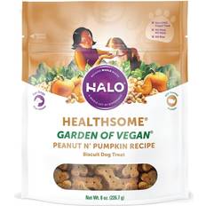 Halo Pets Holistic Healthsome Garden of Vegan Peanut N’ Pumpkin Dog Biscuit Treats 0.22kg