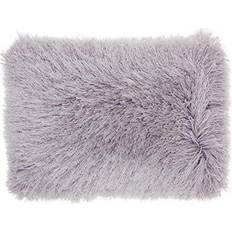 Mina Victory Plush Yarn Shimmer Shag Complete Decoration Pillows Gray (50.8x35.56)