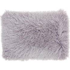 Mina Victory Plush Yarn Shimmer Shag Complete Decoration Pillows Gray (50.8x35.56cm)