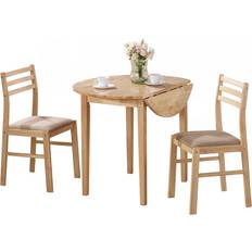 Kitchen table sets Monarch Specialties Holly Dining Set 35x35" 3pcs