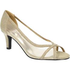 Gold - Women Heels & Pumps Easy Street Picaboo - Gold Tone Glitter