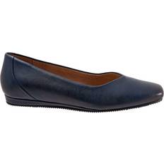 Wide Fit Ballerinas Softwalk Vellore - Navy