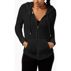 Calvin Klein Performance Ruched-Sleeve Zip Hoodie Women - Black