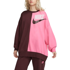 Nike Sportswear Over-Oversized Fleece Dance Sweatshirt Women's - Burgundy Crush/Pinksicle