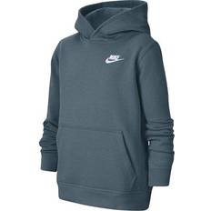 Nike Kid's Sportswear Club Pullover Hoodie - Ash Green/White (BV3757-058)