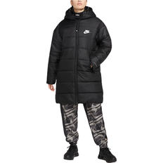 Nike Sportswear Therma-FIT Repel Synthetic-Fill Hooded Parka Women's - Black/White