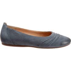 Wide Fit Ballerinas Softwalk Safi - Denim