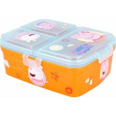 Transparant Lunchboxen Multi Compartment Rectangular Sandwich Box XL Pegga Pig