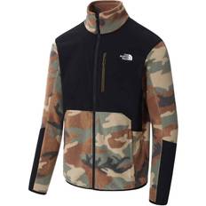 North face glacier pro full zip The North Face Glacier Pro Full Zip Fleece - Kelp Tan TNF Camo Print/TNF Black