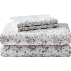 Blommiga Underlakan Laura Ashley Rosalie Underlakan Grå (259.08x228.6cm)