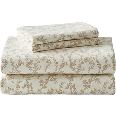 Textiles Laura Ashley Victoria Floral Bed Sheet Beige (259.08x228.6)