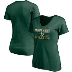 Fanatics Oakland Athletics Compulsion to Win V-Neck T-Shirt W