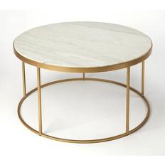 Gold - Marble Coffee Tables Butler Triton Coffee Table 34"