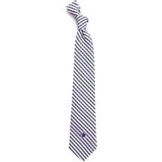 Men - Purple Ties Eagles Wings Gingham Tie - Dallas Cowboys