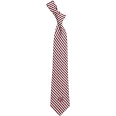 Brown - Men Ties Eagles Wings Gingham Tie - Texas A&M Aggies