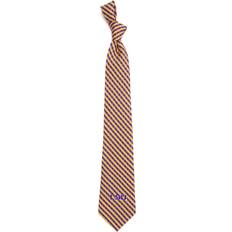 Purple Ties Eagles Wings Gingham Tie - LSU Tigers