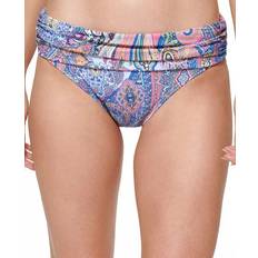 Paisley Swimwear Tommy Hilfiger Fold-Over Bikini Bottom - Jaipur Paisley Provence Blue Multi