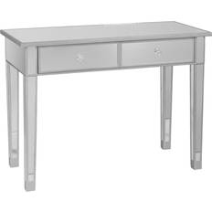 Silver Console Tables Southern Enterprises Mirage Mirrored Console Table 17.8x39.5"