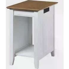 White Small Tables Convenience Concepts Edison Small Table 35.6x55.9cm