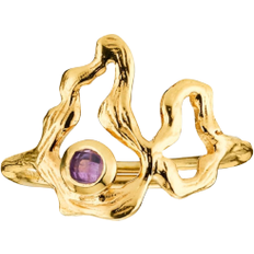 Sistie Lærke Bentsen Ring - Gold/Amethyst