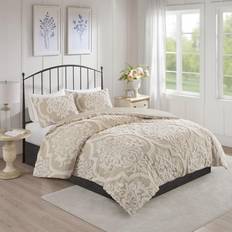 Textiles Madison Park Viola Bedspread Beige (233.68x228.6cm)
