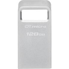 Kingston 128 GB USB-sticks Kingston DataTraveler Micro 128GB USB 3.2 Gen 1